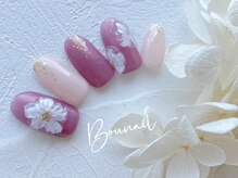 ボネール(nail ＆ eyelash Bounail)/フラワーネイル　立体　