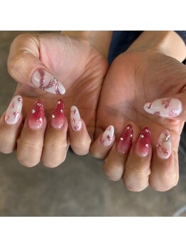 トータルサロン 白べぇーっ プラス/ガーリーネイル♪