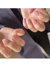 ぷっくりフラワーネイル