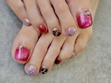 アット(Att)の雰囲気（レオパードネイル）