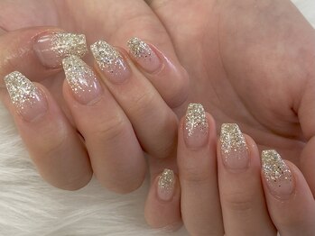 ディーネイル 池袋(D-nail)/【山崎】ラメグラデーション
