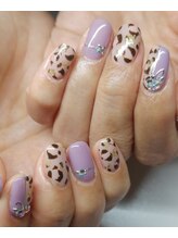ネイルスペース ヴィザヴィ(NailSpace Vis-a-vis)/レオパードネイル