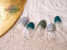 セッテネイル(Sette Nail)/ミラーハーフフレンチ[自由が丘]