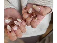 リエム(liem__.)/べっ甲ネイル/ニュアンスネイル