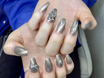 ウサギネイル 新大久保店(usagi nail)/リボンネイル