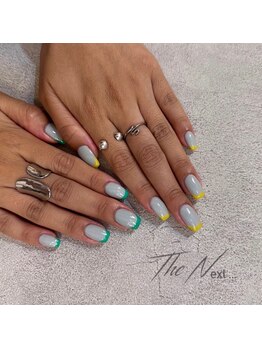 ザネクストキタホリエ(The Next...kitahorie)/フレンチネイル バイカラー