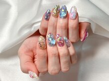 ティーアンドビー ネイルスタジオ(T&B NAIL STUDIO)/トレンドワンホンちゅるんネイル