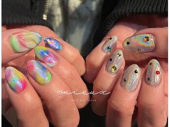 ミュー(mieux)/カラフルネイル