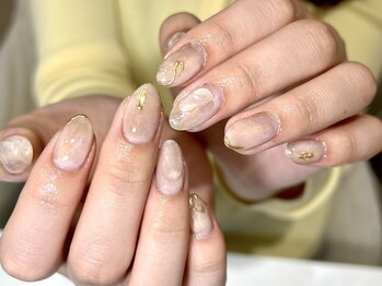 うる艶ベージュニュアンス