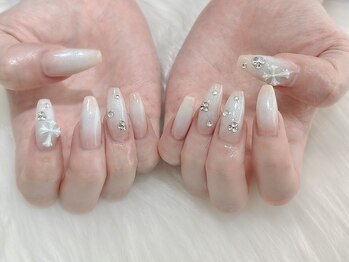 ヒールネイル(heal nail)/cheek×cross×stone.