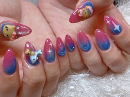 持ち込みグラデーションネイル