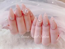 アナネイル(ANNA Nail)/長さだし・シンプルデザイン