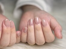 ミリミリネイル(MILI mili nail)/シアーな上品ブラウンベージュ