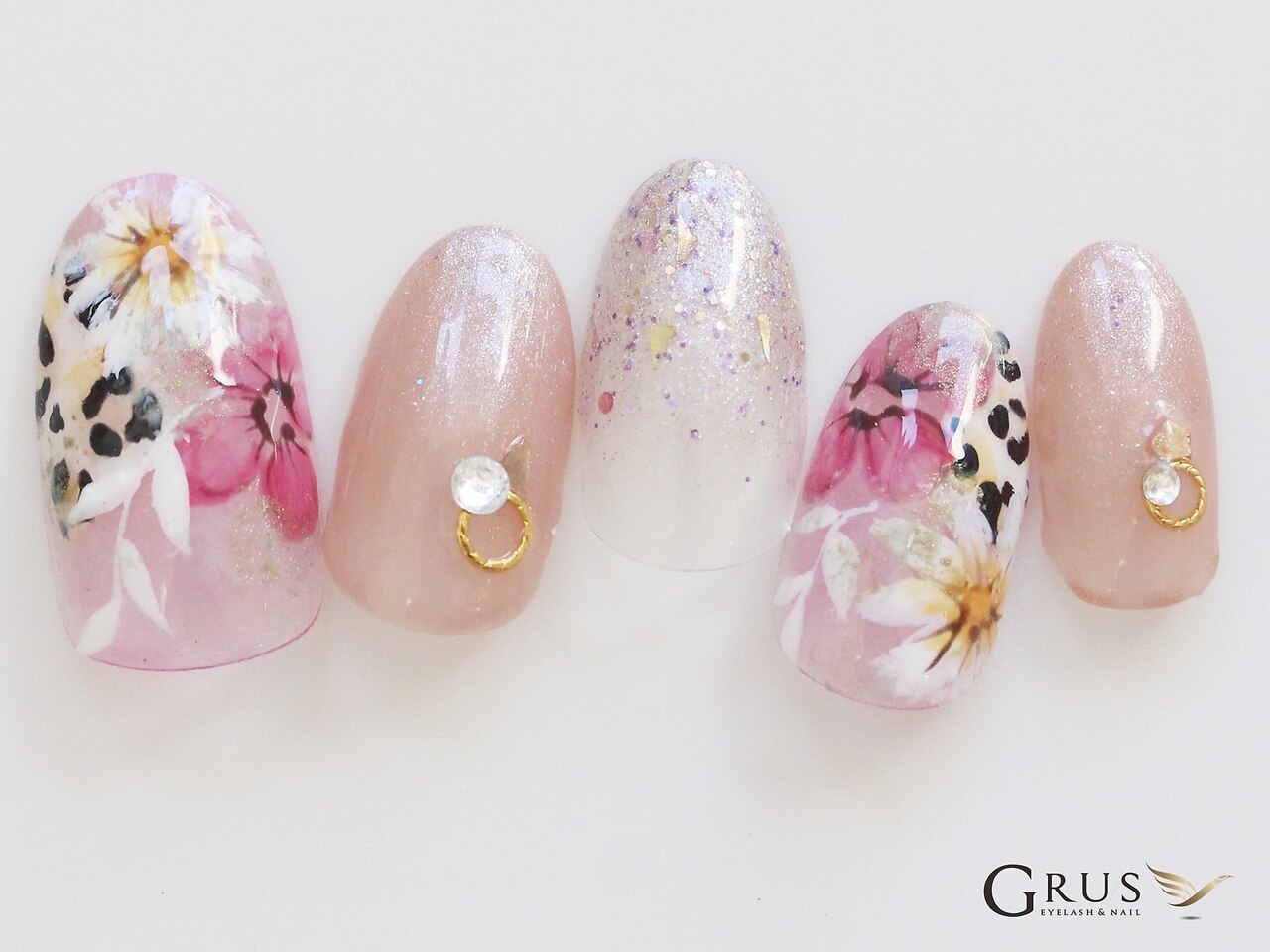 No.721 ヒョウ柄×メタリック