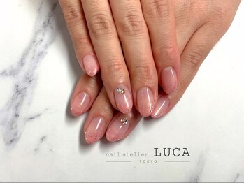 ネイルアトリエルカ(nail atelier LUCA)/W-35 大人可愛いオフィスネイル