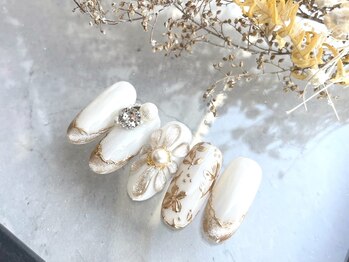 お花 キレイめ フレンチ