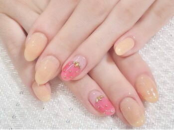 ラルネイル 大宮(Lull. nail)/#いちごネイル #春ネイル
