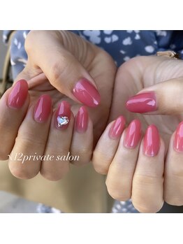 ルート12/ちゅるんピンクネイル