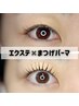《新規》【NEWメニュー】LEDエクステ120本×まつげパーマ 　￥9,900