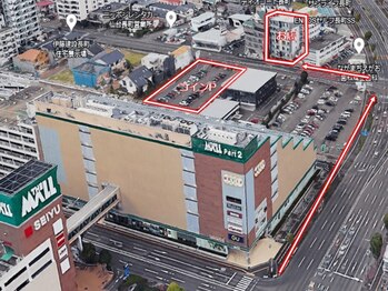 ロレインブロウ 仙台長町店/当サロンまでの道案内 2 俯瞰図