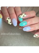 スマイル ネイル ラボラトリー(Smile nail laboratory)/春なレオパードネイル