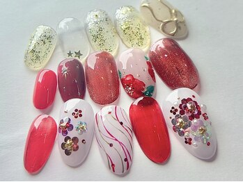 イッチ(ITCHi)の写真/最新デザインで季節感あふれる可愛いネイルを先取り♪パーツの事前作成も受付中♪池袋駅近