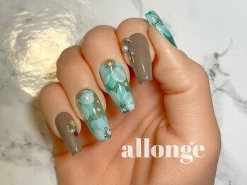 美サロン アロンジェ甲府向町店/フラワーネイル☆