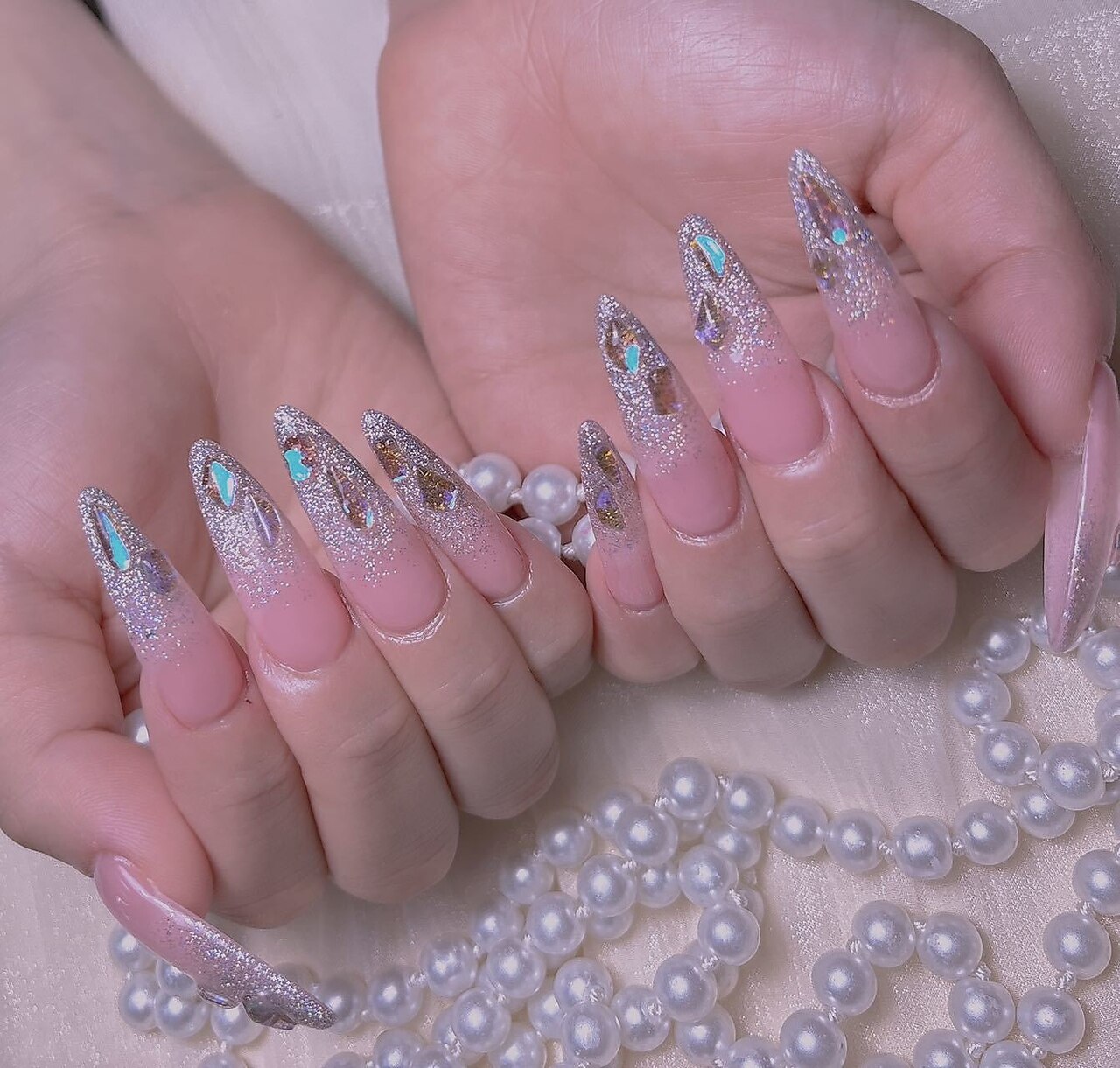 うるうる氷ネイル：PG009824955｜Mネイルのフォト｜ホットペッパー