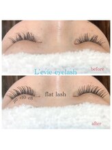 レヴィ アイラッシュアンドビューティ(L'evie)/フラットラッシュ60本リペア