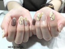 ネコ ネイル(NEKO NAIL)/お花ネイル