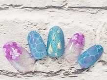 アミュージングネイル(amusing nail)/90分☆紫陽花ネイル＆ドロップ