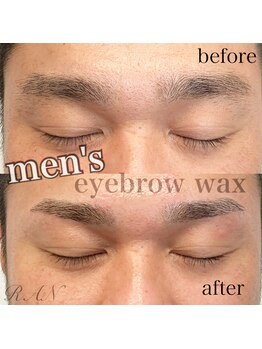 ラン(RAN)/メンズ、アイブロウワックス