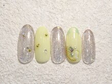 リノ ネイル(Rino nail)/5月新作　オーロラフレンチ705b2