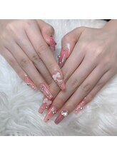 ヒカリ ハナ ネイル(HIKARI HANA NAIL)/ピンクネイル