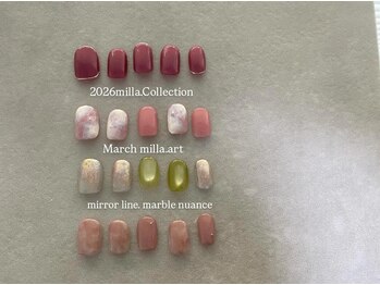 ミラ(milla.)/ 2026 March milla.art