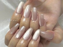 RANnail/綺麗め×ピンクマグネットネイル