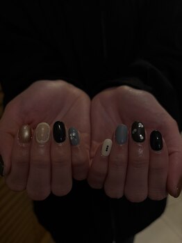 ザ コモン ネイル恵比寿(the common nail)/マットネイル ホロ