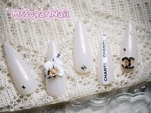 ミスシュガーネイル(MS Sugar Nail)/シンプル定額/上品白ネイル