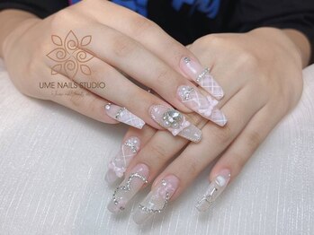 ウメネイルスタジオ(UME NAIL STUDIO)/長さだしやり放題×つけ放題