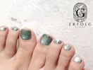 夏に向けてフットネイル！