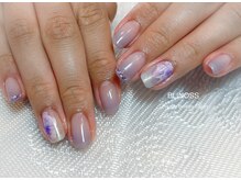 ブリノス(BLINOSS)/パープルフラワー☆デザイン