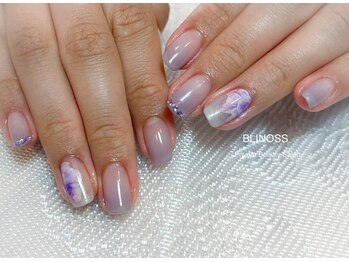 ブリノス(BLINOSS)/パープルフラワー☆デザイン