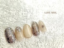 ルークネイル 恵比寿店(LUKE NAIL)/ニュアンスグリッター　秋冬