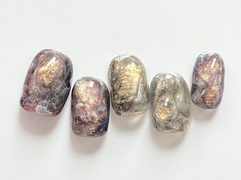 クレモアネイル 池袋西口店(CLEMORE NAIL)/奥行き鉱物ネイル