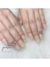 【nail】ハンド　オフ＋ケア＋クリアジェル￥3900