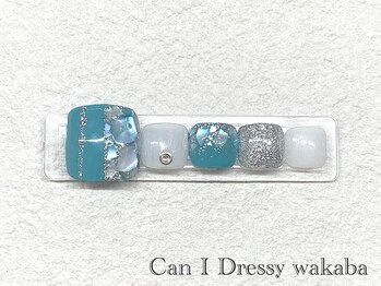 キャンアイドレッシー 若葉(Can I Dressy)/【フット定額ネイル￥6390】