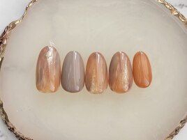 秋ニュアンスネイル