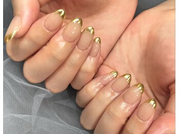 ネイルアンドアイラッシュスタジオ シュシュ(chouchou)/ミラーフレンチ