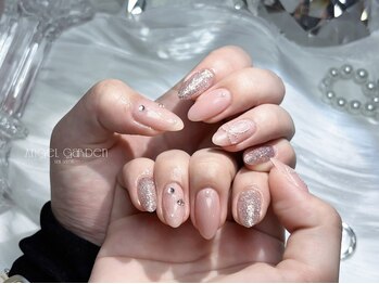 チェーンリボンネイル