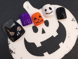 ハロウィンネイル